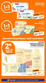 Trekpleister folder Pagina 60: Waterwipes Babydoekjes €37,99, Zwitsal Babyverzorging en Doekjes Enkelpak €6,44