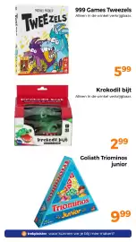 Trekpleister folder Pagina 65: Goliath Triominos junior €9,99, Krokodil bijt €2,99