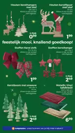 Trekpleister folder Pagina 76: Houten Kerstfiguur met Stof €1,99, Stoffen Kersthanger €2,49