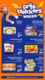 Trekpleister folder Pagina 83: Ferrero Rocher €4,99, Milka Mmmax Chocolade Reep €2,99