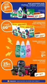 Trekpleister folder Pagina 85: Robijn Advanced Quickwash €5,99, Ariel wasmiddel pods, vloeibaar, vloeibaar+ en poeder €9,99