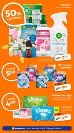 Trekpleister folder Pagina 87: Kleenex en Page €4,00, Witte Reus Toiletblok €5,00