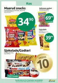 Joker kundeavis uke 44 Side 9: Maarud snacks €34,90, Sjokolade/Godteri €10,00