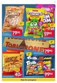 Rusta kundeavis uke 44 Side 13: Toblerone sjokolade €79,90, Trolli All in one mix godteri €99,90