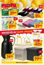 Rusta kundeavis uke 44 Side 2: Pledd Fanny, Medlemspris, Tøfler Daisy og Laisy, Medlemspris