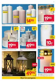 Rusta kundeavis uke 44 Side 9: Kubbelys €14,90, Gravlys med lokk €19,90