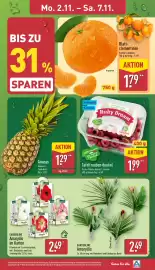 Aldi Nord Prospekt woche 45 Seite 3: Ruby Dream Tafeltrauben dunkel €1,99, GARDENLINE Amaryllis €2,49