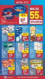 Aldi Nord Prospekt woche 45 Seite 31: GUT DREI EICHEN Schinken-Lyoner XXL €0,89, MÖVENPICK Feinjoghurt €0,49