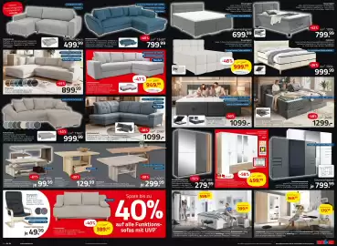 ROLLER Prospekt Seite 5: Rauch Kombi-Drehtürenschrank €499,99, Couchtisch €99,99