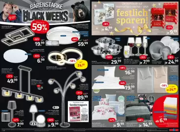 ROLLER Prospekt Seite 6: Kochtopf-Set €29,99, Gläser-Sets Kristallglas €7,99
