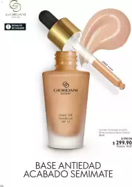 Catálogo Oriflame Página 130: Giordani Gold Liquid Silk Foundation €299,90
