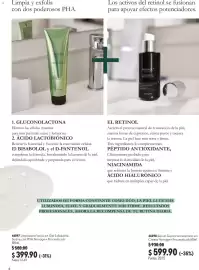 Catálogo Oriflame Página 4: 4 Limpia y exfolia con dos poderosos PHA. NOVAGE GENTLE EXFOLIATING PHAGEL CLEAN ORULAME Los