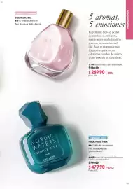 Catálogo Oriflame Página 61: Oriflame Nordic Waters Infinite Blue €479,90, Joyce Rose €269,90