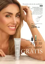Catálogo Oriflame Página 9: Protección solar de alto rendimiento UNISEX Fórmula invisible sin rastros blancos y Tecnología