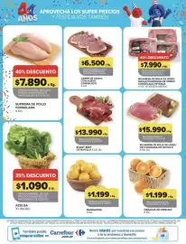 Folleto Carrefour Market semana 43 Página 18: Acelga €1.090,00, Carre de cerdo con hueso congelado €6.500,00