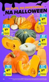 Carrefour gazetka tydzień 44 Strona 2: Dynia na Halloween Spitfire €0,99, Dynia makaronowa €2,99
