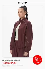 Cropp gazetka tydzień 43 Strona 8: Kurtka bomber w retro stylu Cropp €109,99