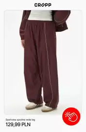 Cropp gazetka tydzień 43 Strona 9: Sportowe spodnie wide leg Cropp €129,99