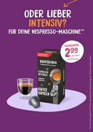 Tchibo Prospekt woche 43 Seite 4: EDUSCHO Espresso Intensiv Kaffee Kapseln €2,99