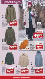 Famila Nord West Prospekt Seite 3: COASTGUARD Damen Funktionsmantel €69,99, COASTGUARD Damen Softshellmantel €59,99