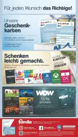Famila Nord West Prospekt Seite 4: Für jeden Wunsch das Richtige! Unsere Geschenk- karten 5€- 250€ 5€- famila Combi 250€