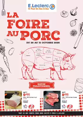 E.Leclerc | Foire Au Porc (valable jusqu'au 31-10)