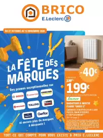 Catalogue E.Leclerc Brico | Brico, fête des marques page 1