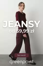 Greenpoint gazetka tydzień 43 Strona 1: Jeansy Greenpoint €59,99
