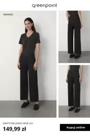 Greenpoint gazetka tydzień 43 Strona 11: Grafitowe jeansy wide leg Greenpoint €149,99