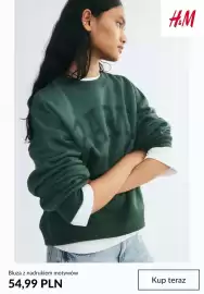 H&M gazetka tydzień 43 Strona 3: Bluza z nadrukiem motywów H & M €54,99