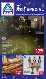 ALDI folder | Feest special Pagina 1: Home Creation Led-lichtboom XL €12,99, Home Creation Led-lichtketting €14,99