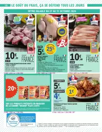 Catalogue E.Leclerc | Plein pouvoirs d'achat page 16: Loué Poulet fermier €5,87, Douce France Escalopes de dinde €10,99