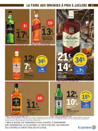 Catalogue E.Leclerc | Plein pouvoirs d'achat page 21: Johnnie Walker Red Label €13,17, CLAN CAMPBELL WHISKY €17,55