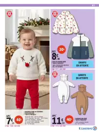 Catalogue E.Leclerc | Plein pouvoirs d'achat page 41: MOTS D'ENFANTS COMBINAISON BÉBÉ €11,97