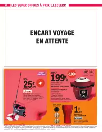 Catalogue E.Leclerc | Plein pouvoirs d'achat page 50: Moulinex Multicuiseur Cookeo Rouge €199,99, Vileda KIT TURBO 2.0 €25,90