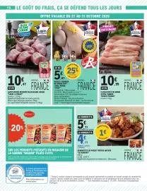 Catalogue E.Leclerc | Plein pouvoirs d'achat page 16: Loué Poulet fermier €5,87, Douce France Escalopes de dinde €10,99