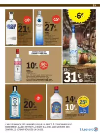 Catalogue E.Leclerc | Plein pouvoirs d'achat page 29: CÎROC VODKA €27,11, ABSOLUT VODKA €21,51