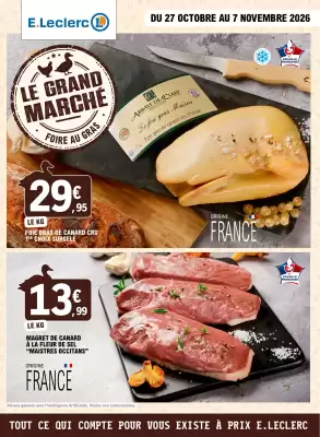 E.Leclerc | FOIRE AU GRAS (valable jusqu'au 7-11)