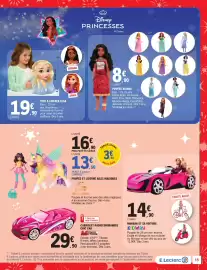 Catalogue E.Leclerc | Jouets de Noël page 15: TÊTE À COIFFER ELSA €19,90, KIDWAY MORGAN ET SA VOITURE €14,90