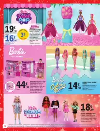 Catalogue E.Leclerc | Jouets de Noël page 18: Barbie Color Reveal Sirène €14,90, Barbie DRESSING DELUXE STYLE €44,90