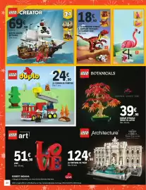Catalogue E.Leclerc | Jouets de Noël page 44: LEGO Le dinosaure féroce €18,90, LEGO La Fontaine de Trévi €124,90