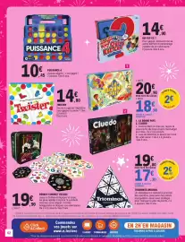 Catalogue E.Leclerc | Jouets de Noël page 62: Twister €14,80, Hasbro Games Puissance 4 €10,45
