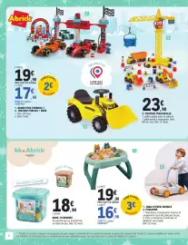 Catalogue E.Leclerc | Jouets de Noël page 8: TABLE D'ÉVEIL BRIQUES €16,90, Bb.Abrick BARIL 70 BRIQUES €18,90