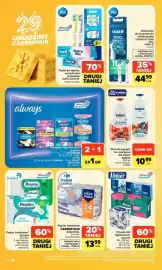 Carrefour Market gazetka tydzień 44 Strona 46: Podpaski higieniczne ALWAYS PLATINUM, ULTRA, NIGHT, SENSITIVE
