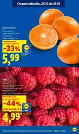 Lidl gazetka Strona 11: Maliny €4,99, Mandarynki luzem €5,99