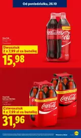 Lidl gazetka Strona 17: Napój gazowany Coca-Cola 2-pak €15,98, Napój gazowany Coca-Cola Zero 4-pak €31,96