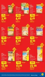 Lidl gazetka Strona 23: Ser gouda w plastrach XXL Pilos €11,99, Ser tylżycki w plastrach Pilos €8,99