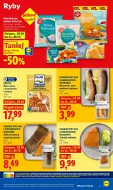 Lidl gazetka Strona 61: Halibut wędzony na gorąco porcje Seamor Ryby jak z Nadmorskiej Wędzarni €8,49