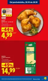 Lidl gazetka Strona 7: Ser gouda w plastrach Mlekpol €14,99, Polski kurczak ćwiartki XXL Rzeźnik €4,99