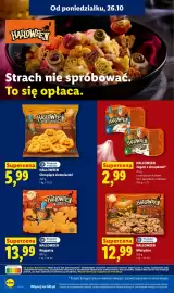 Lidl gazetka Strona 70: Jogurt z chrupkami Halloween z musującymi kulkami €2,99, Nuggetsy Halloween €13,99